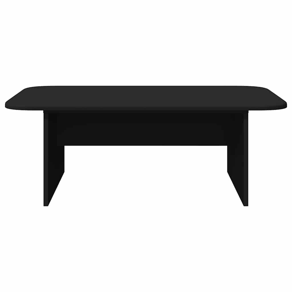 Salontafel Zwart 93 x 53 x 33 cm Bewerkt hout is nu te koop bij PeponiXL, paradijselijk wonen!