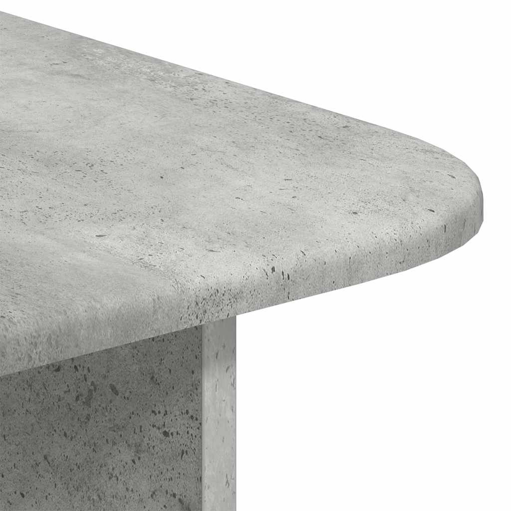 Salontafel Beton Grijs 93 x 53 x 33 cm Bewerkt hout is nu te koop bij PeponiXL, paradijselijk wonen!