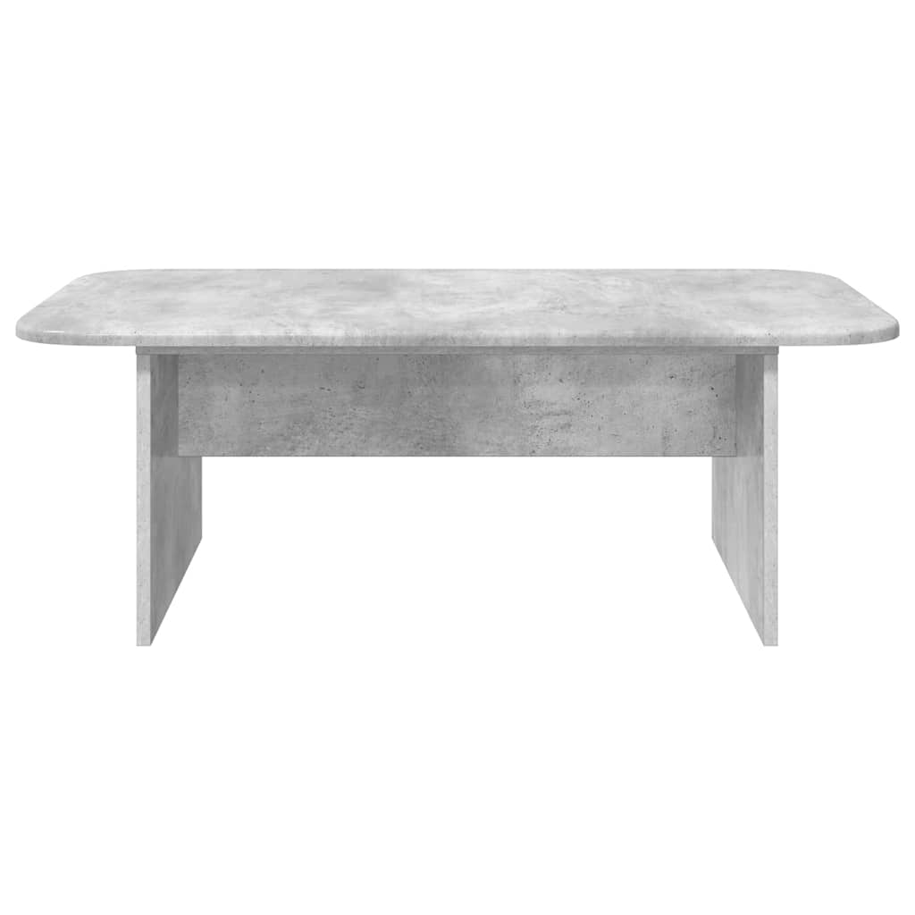 Salontafel Beton Grijs 93 x 53 x 33 cm Bewerkt hout is nu te koop bij PeponiXL, paradijselijk wonen!