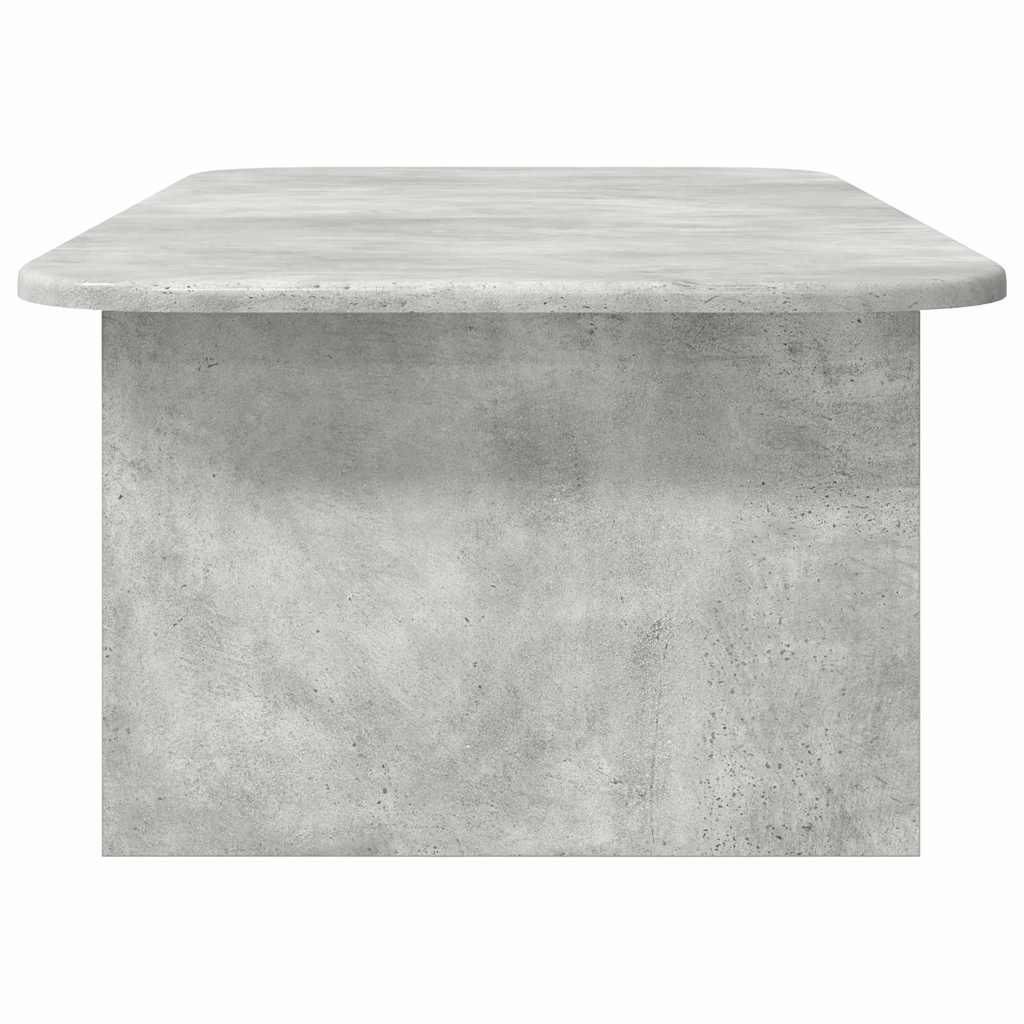 Salontafel Beton Grijs 93 x 53 x 33 cm Bewerkt hout is nu te koop bij PeponiXL, paradijselijk wonen!