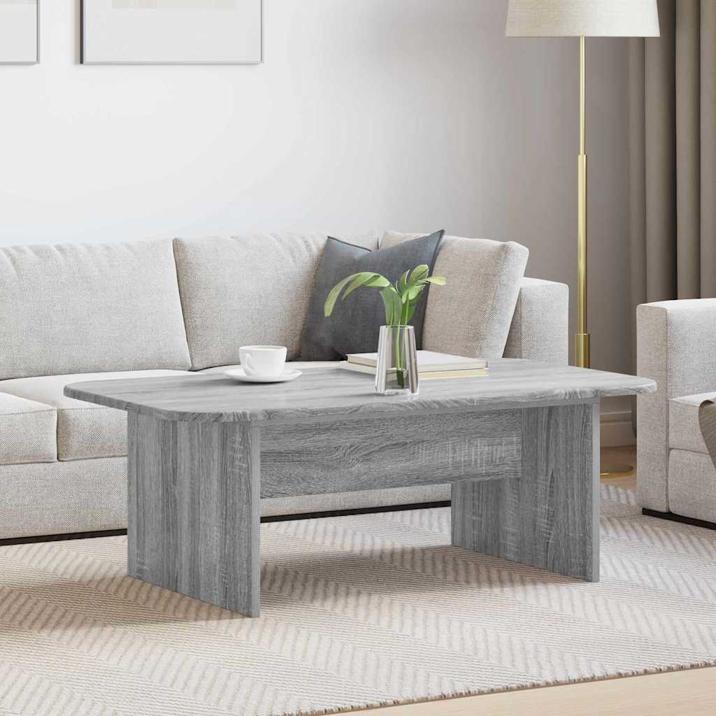 Salontafel Grijs Sonoma 93 x 53 x 33 cm Bewerkt hout is nu te koop bij PeponiXL, paradijselijk wonen!