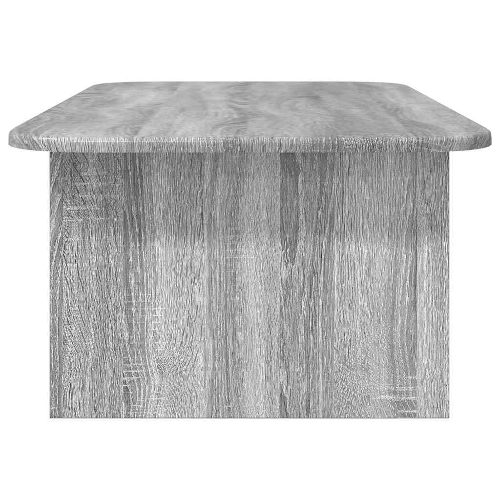Salontafel Grijs Sonoma 93 x 53 x 33 cm Bewerkt hout is nu te koop bij PeponiXL, paradijselijk wonen!
