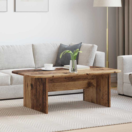 Salontafel Oudhout 93 x 53 x 33 cm Bewerkt hout is nu te koop bij PeponiXL, paradijselijk wonen!