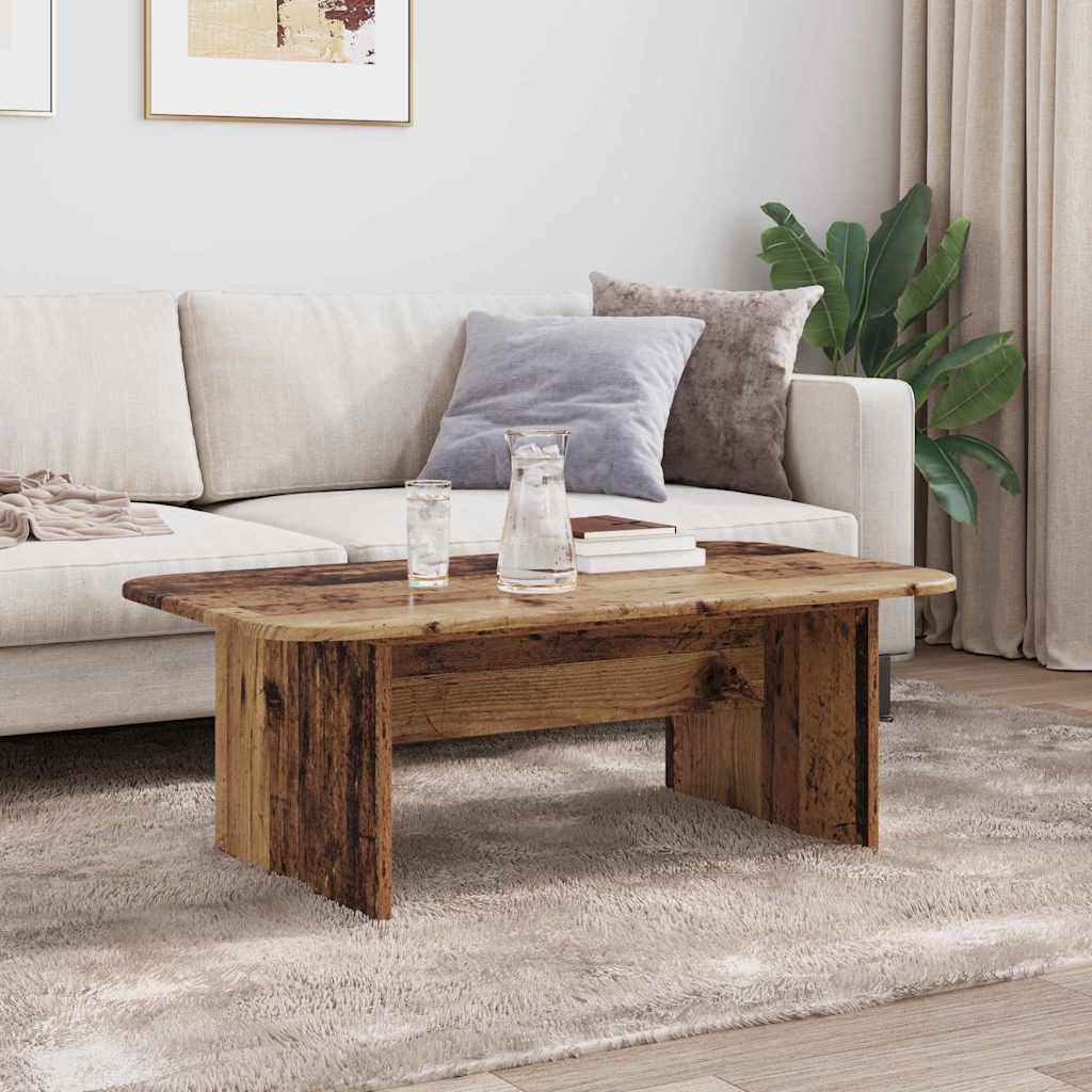Salontafel Oudhout 93 x 53 x 33 cm Bewerkt hout is nu te koop bij PeponiXL, paradijselijk wonen!