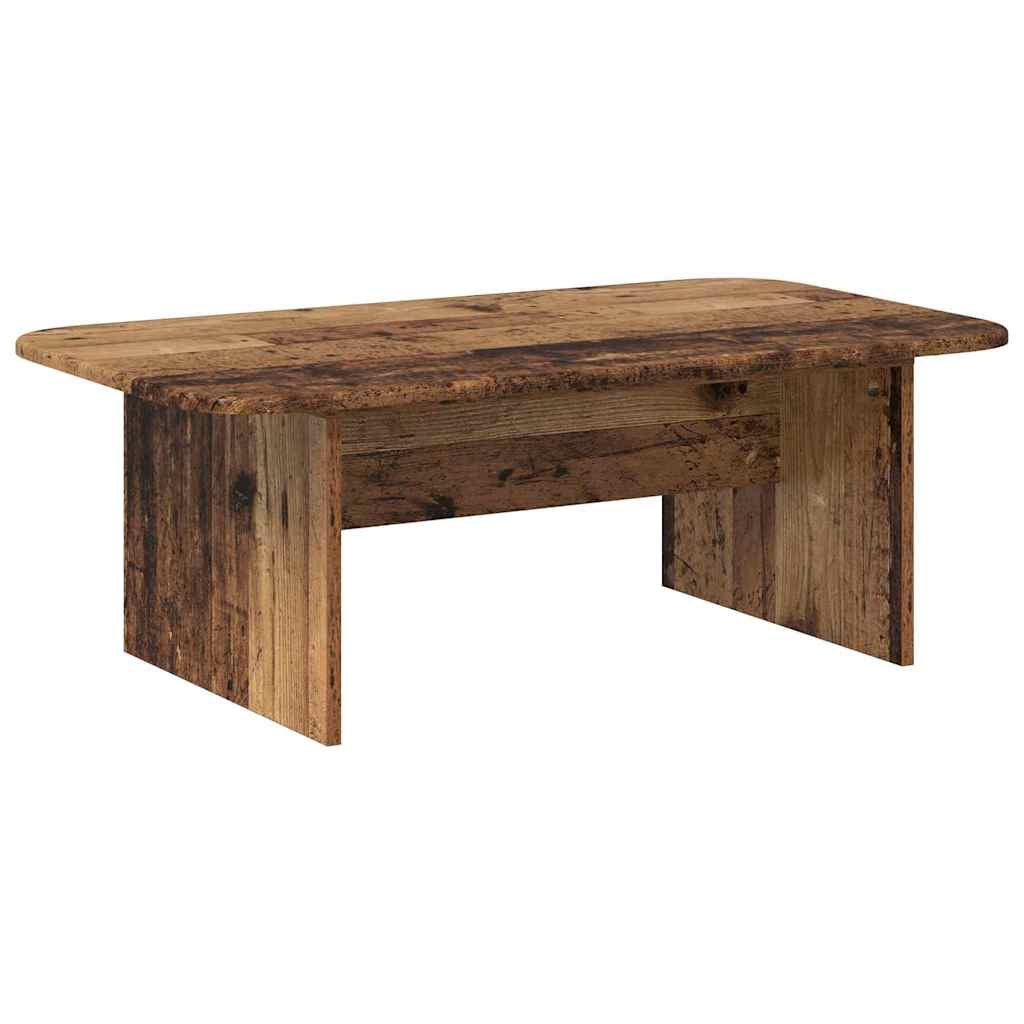 Salontafel Oudhout 93 x 53 x 33 cm Bewerkt hout is nu te koop bij PeponiXL, paradijselijk wonen!