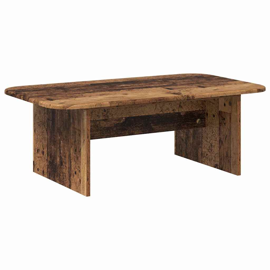 Salontafel Oudhout 93 x 53 x 33 cm Bewerkt hout is nu te koop bij PeponiXL, paradijselijk wonen!