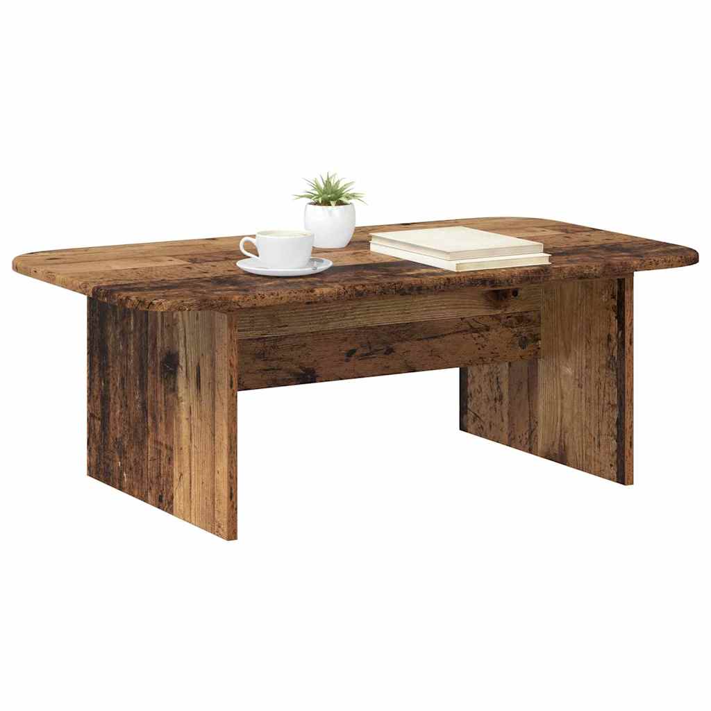 Salontafel Oudhout 93 x 53 x 33 cm Bewerkt hout is nu te koop bij PeponiXL, paradijselijk wonen!