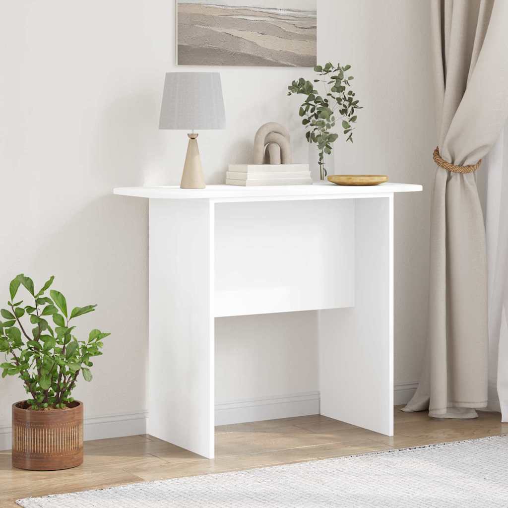 Wandtafel Wit 93 x 40 x 75 cm Bewerkt hout is nu te koop bij PeponiXL, paradijselijk wonen!
