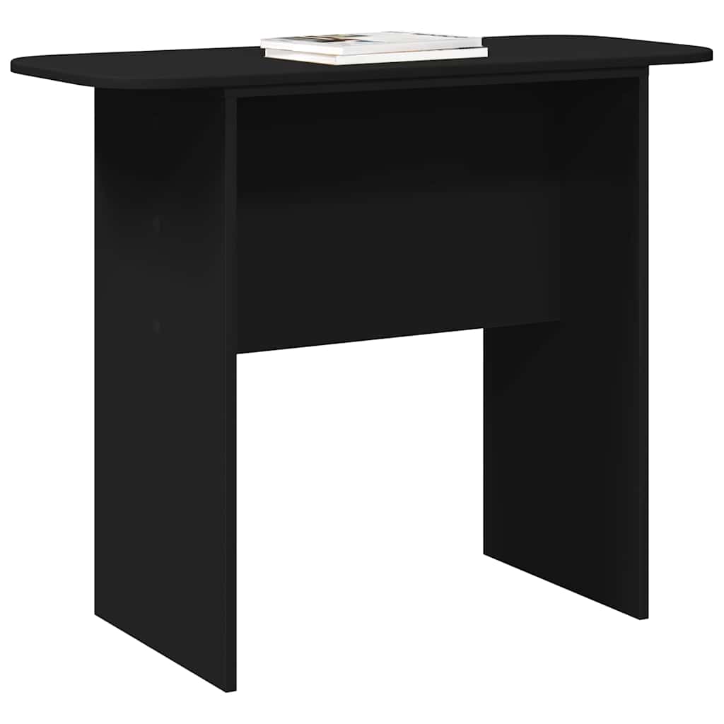 Wandtafel Zwart 93 x 40 x 75 cm Bewerkt hout is nu te koop bij PeponiXL, paradijselijk wonen!