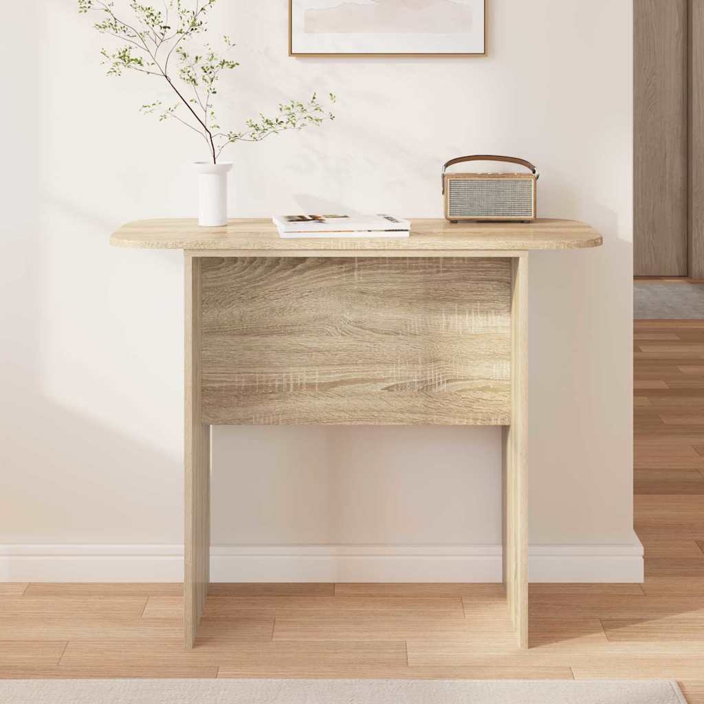 Wandtafel Sonoma Eiken 93 x 40 x 75 cm Bewerkt hout is nu te koop bij PeponiXL, paradijselijk wonen!