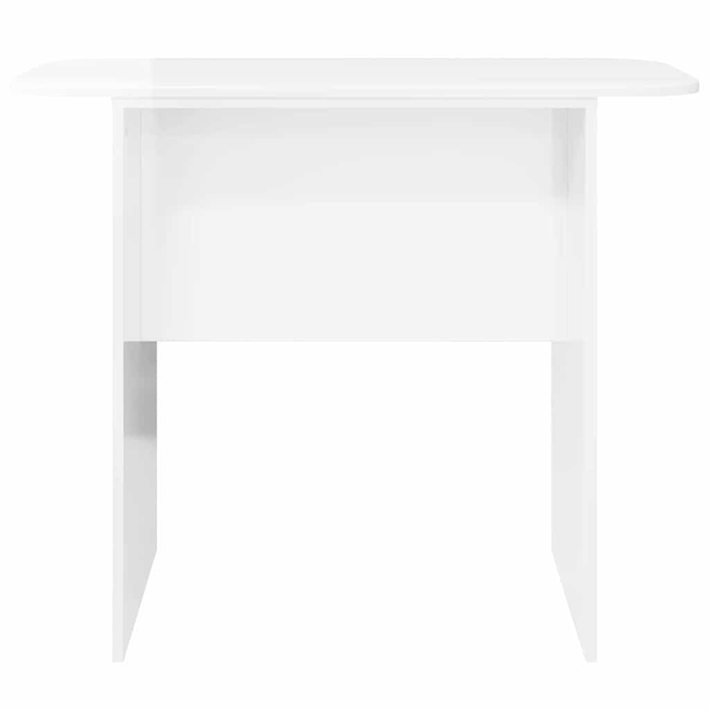 Wandtafel Hoogglans wit 93 x 40 x 75 cm Bewerkt hout is nu te koop bij PeponiXL, paradijselijk wonen!