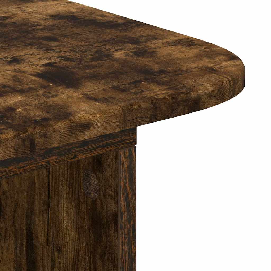 Wandtafel Gerookt eiken 93 x 40 x 75 cm Bewerkt hout is nu te koop bij PeponiXL, paradijselijk wonen!