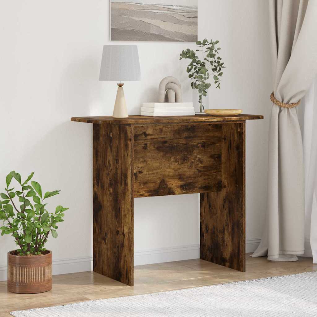 Wandtafel Gerookt eiken 93 x 40 x 75 cm Bewerkt hout is nu te koop bij PeponiXL, paradijselijk wonen!