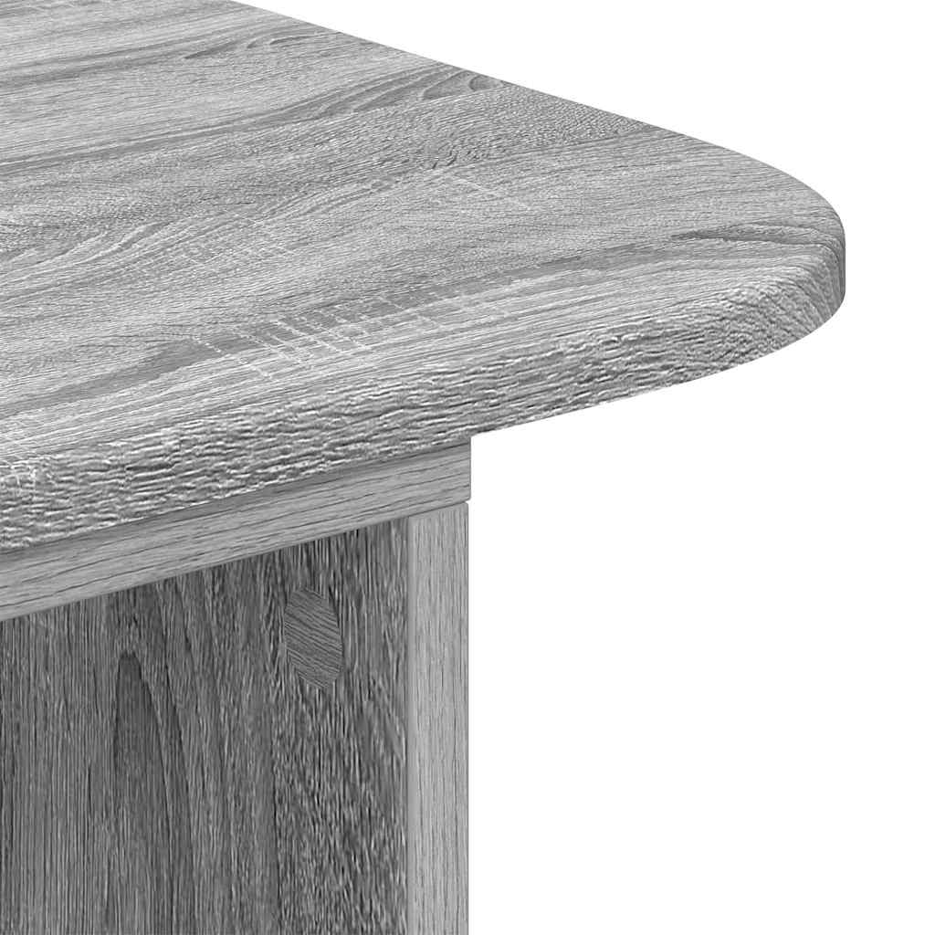 Wandtafel Grijs Sonoma 93 x 40 x 75 cm Bewerkt hout is nu te koop bij PeponiXL, paradijselijk wonen!