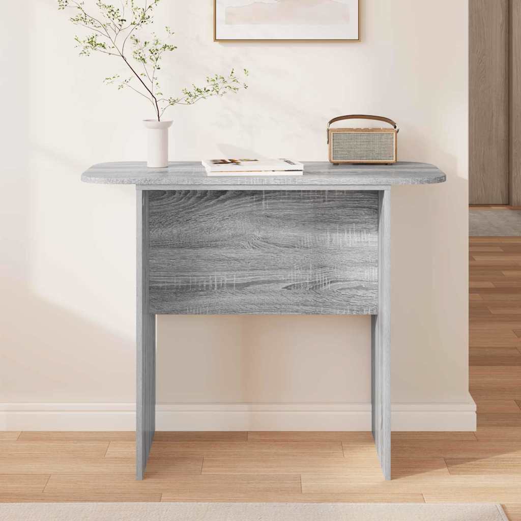 Wandtafel Grijs Sonoma 93 x 40 x 75 cm Bewerkt hout is nu te koop bij PeponiXL, paradijselijk wonen!