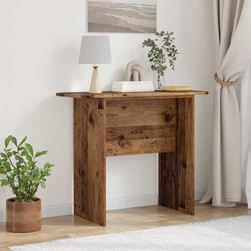 Wandtafel Oudhout 93 x 40 x 75 cm Bewerkt hout is nu te koop bij PeponiXL, paradijselijk wonen!
