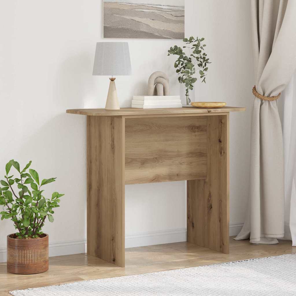 Wandtafel Artisan Eiken 93 x 40 x 75 cm Bewerkt hout is nu te koop bij PeponiXL, paradijselijk wonen!