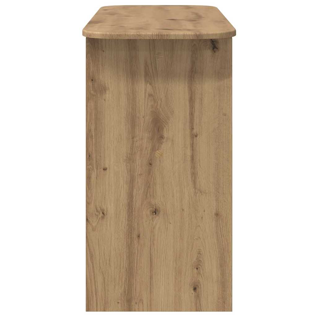 Wandtafel Artisan Eiken 93 x 40 x 75 cm Bewerkt hout is nu te koop bij PeponiXL, paradijselijk wonen!
