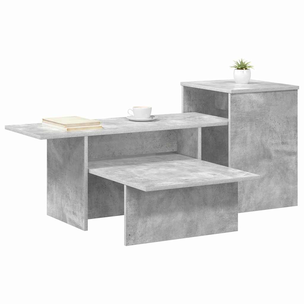Wandtafel Beton Grijs 91,5 x 35 x 38,5 cm Bewerkt hout is nu te koop bij PeponiXL, paradijselijk wonen!