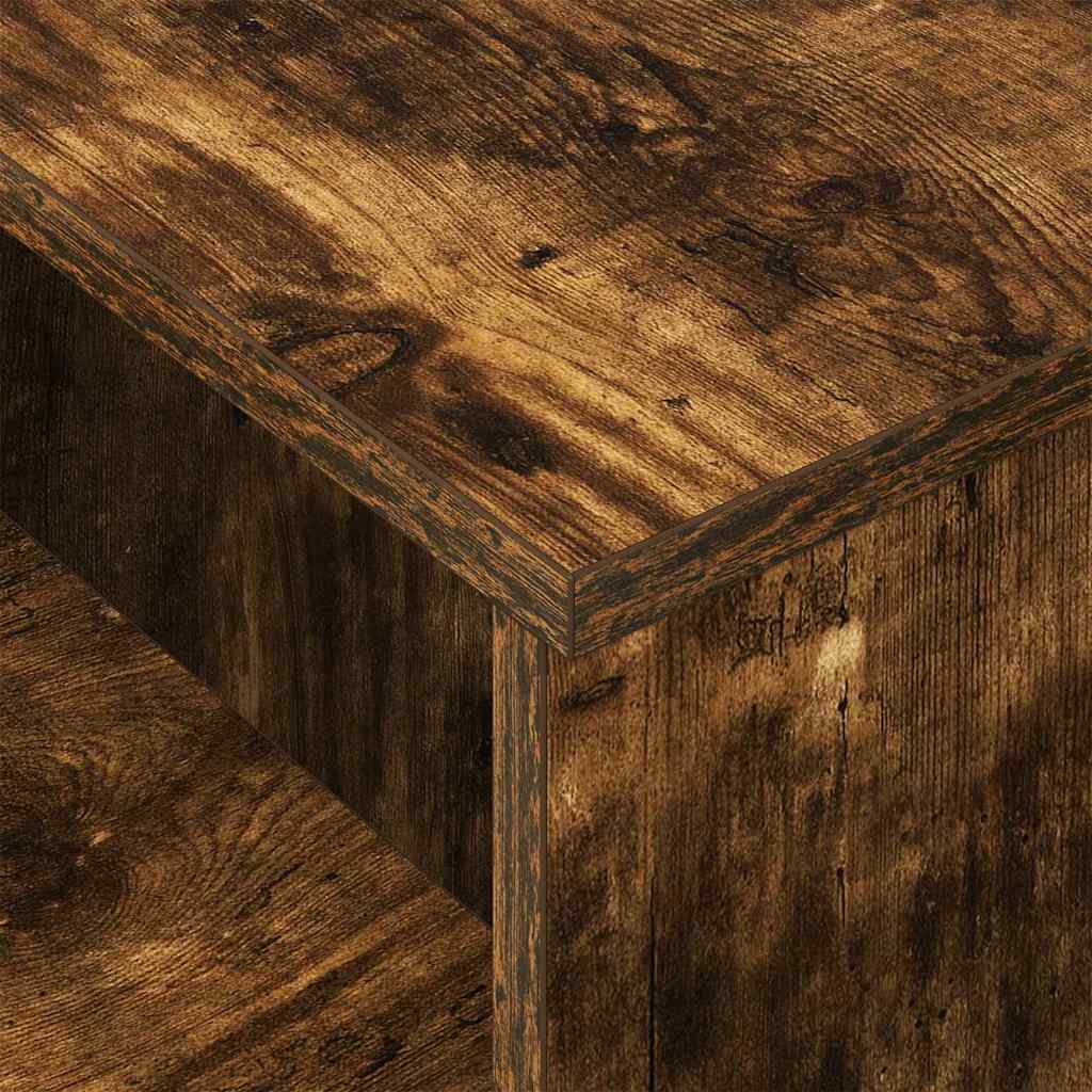 Wandtafel Gerookt eiken 91,5 x 35 x 38,5 cm Bewerkt hout is nu te koop bij PeponiXL, paradijselijk wonen!