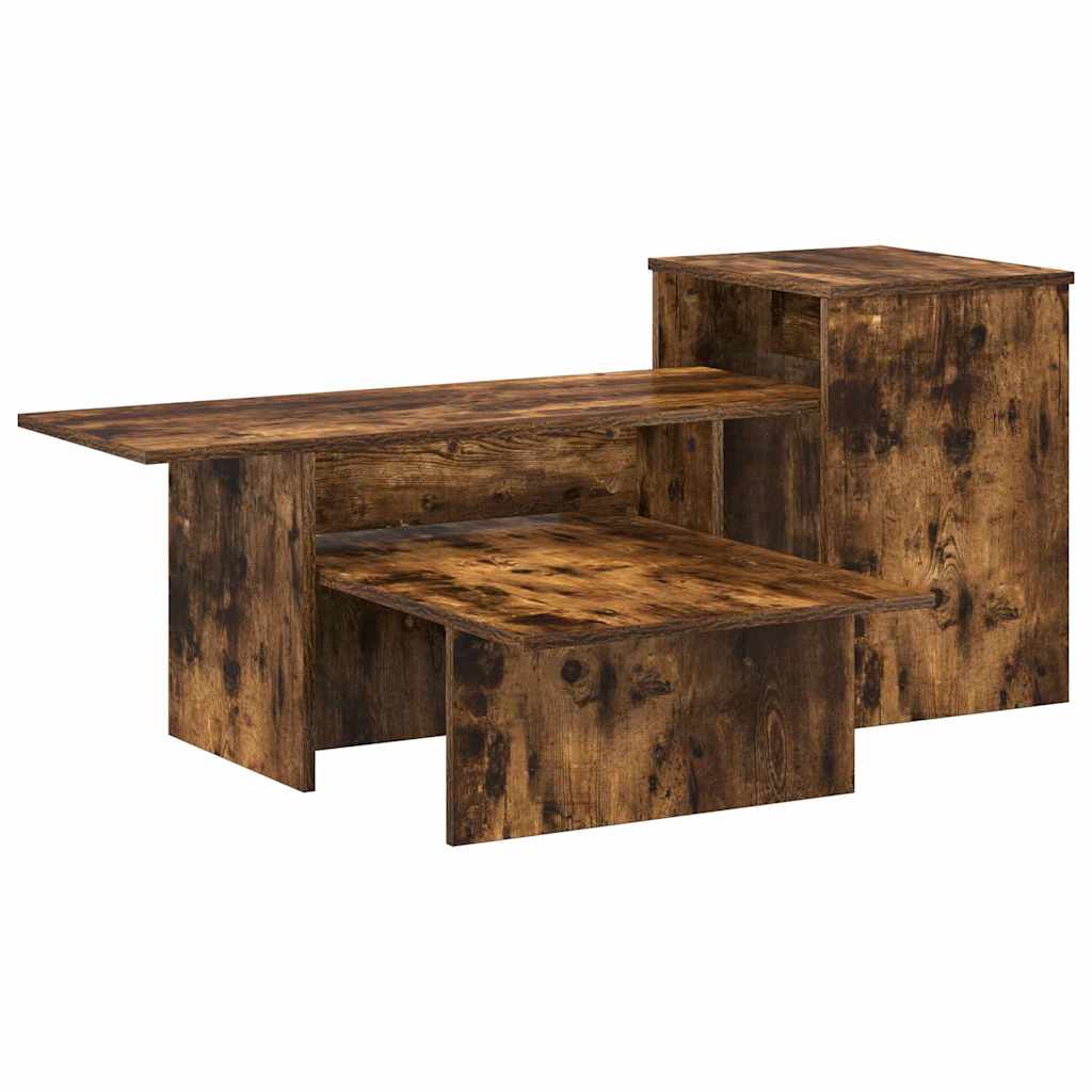 Wandtafel Gerookt eiken 91,5 x 35 x 38,5 cm Bewerkt hout is nu te koop bij PeponiXL, paradijselijk wonen!