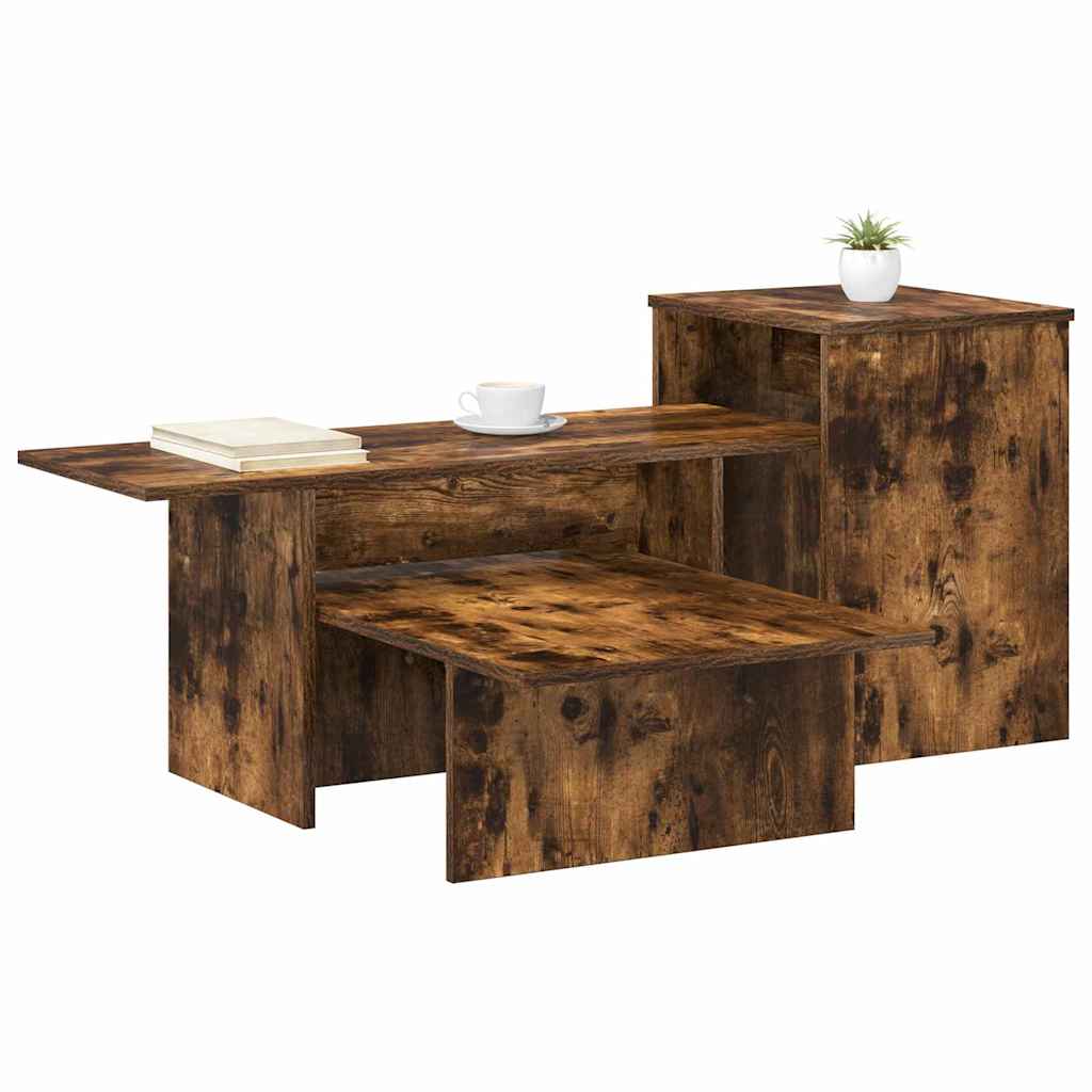 Wandtafel Gerookt eiken 91,5 x 35 x 38,5 cm Bewerkt hout is nu te koop bij PeponiXL, paradijselijk wonen!