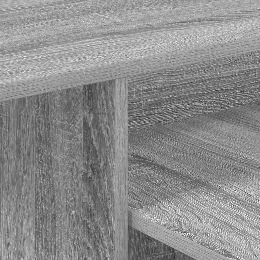 Wandtafel Grijs Sonoma 91,5 x 35 x 38,5 cm Bewerkt hout is nu te koop bij PeponiXL, paradijselijk wonen!