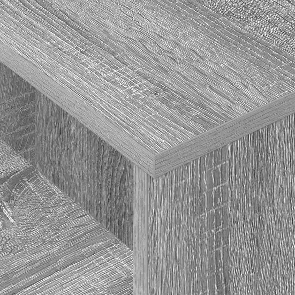 Wandtafel Grijs Sonoma 91,5 x 35 x 38,5 cm Bewerkt hout is nu te koop bij PeponiXL, paradijselijk wonen!
