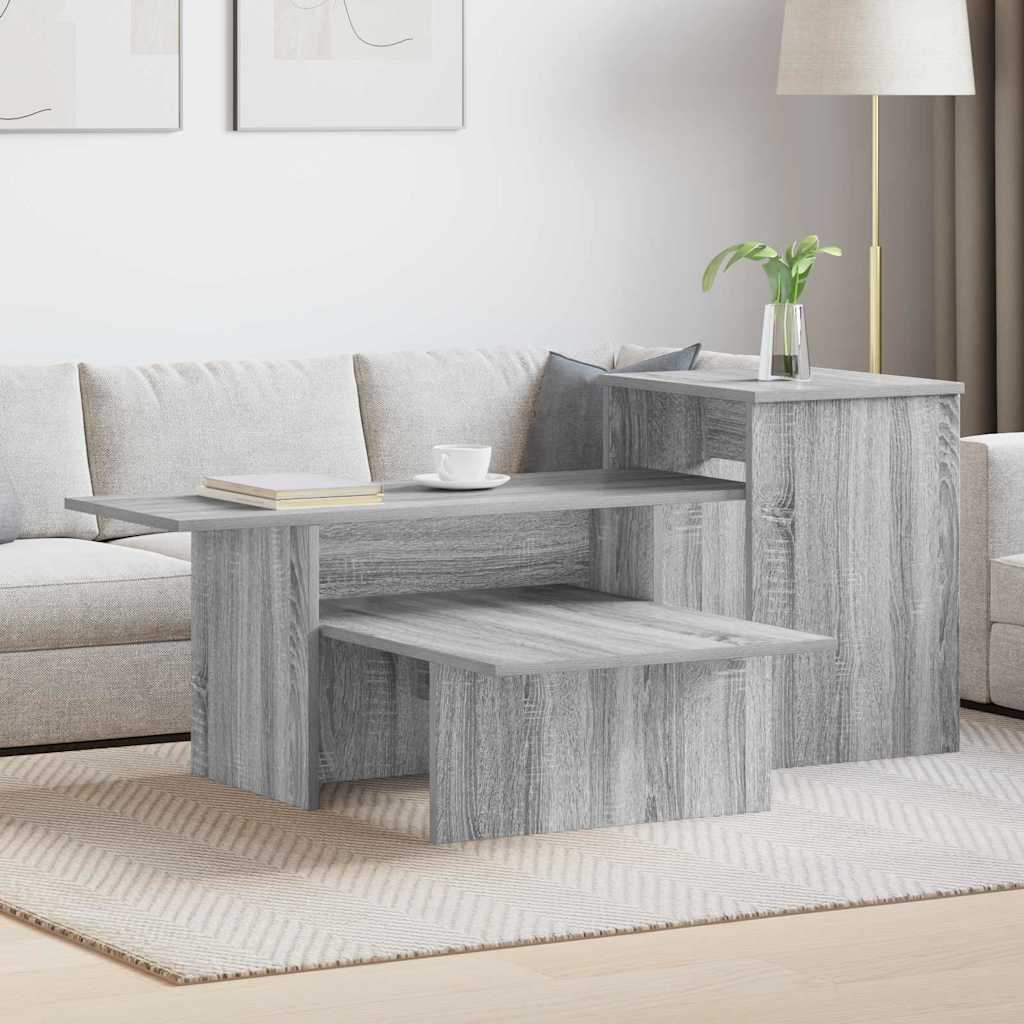 Wandtafel Grijs Sonoma 91,5 x 35 x 38,5 cm Bewerkt hout is nu te koop bij PeponiXL, paradijselijk wonen!