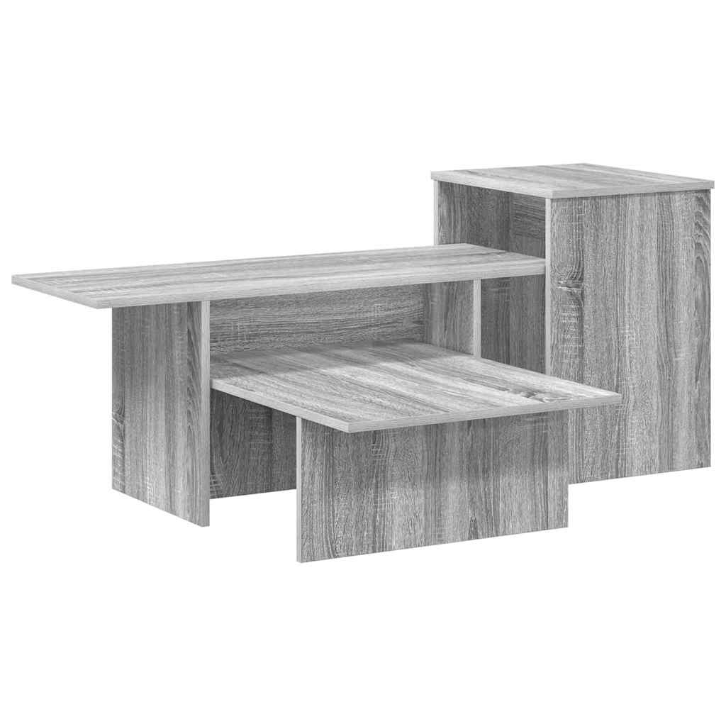 Wandtafel Grijs Sonoma 91,5 x 35 x 38,5 cm Bewerkt hout is nu te koop bij PeponiXL, paradijselijk wonen!