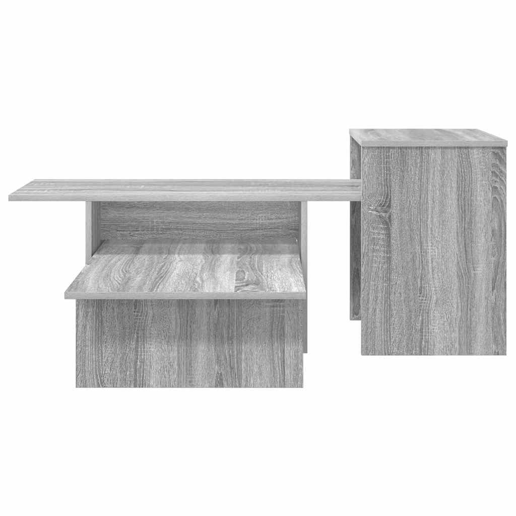 Wandtafel Grijs Sonoma 91,5 x 35 x 38,5 cm Bewerkt hout is nu te koop bij PeponiXL, paradijselijk wonen!
