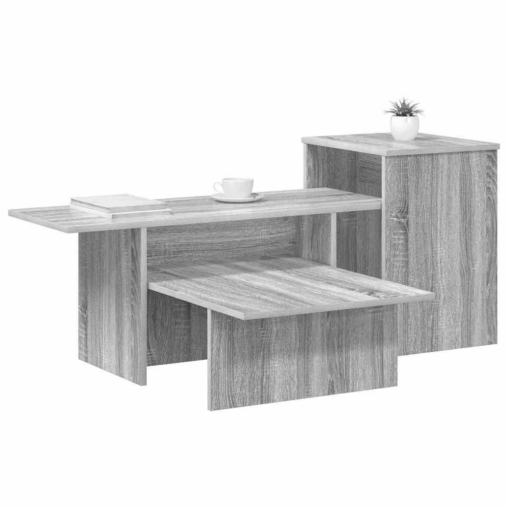 Wandtafel Grijs Sonoma 91,5 x 35 x 38,5 cm Bewerkt hout is nu te koop bij PeponiXL, paradijselijk wonen!