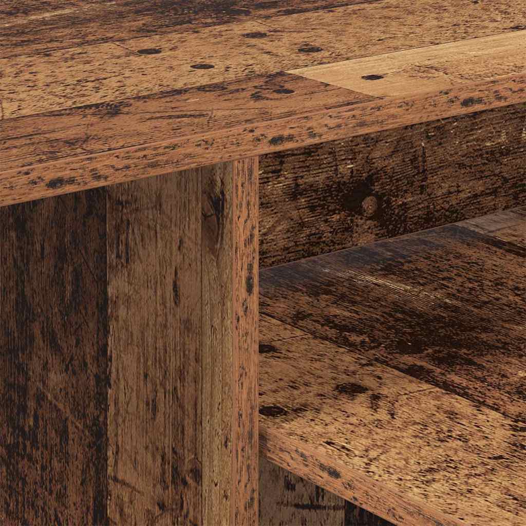 Wandtafel Oudhout 91,5 x 35 x 38,5 cm Bewerkt hout is nu te koop bij PeponiXL, paradijselijk wonen!