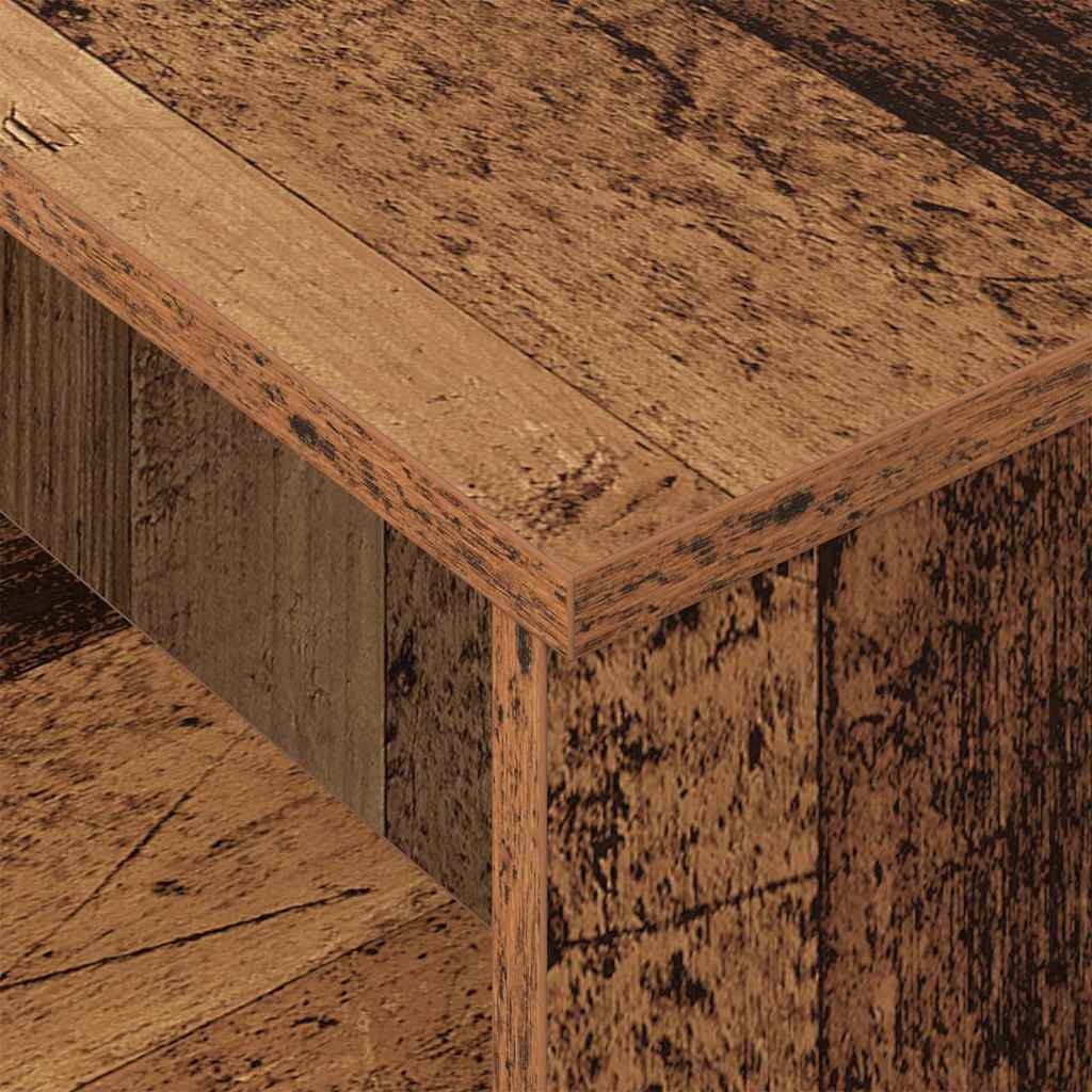 Wandtafel Oudhout 91,5 x 35 x 38,5 cm Bewerkt hout is nu te koop bij PeponiXL, paradijselijk wonen!