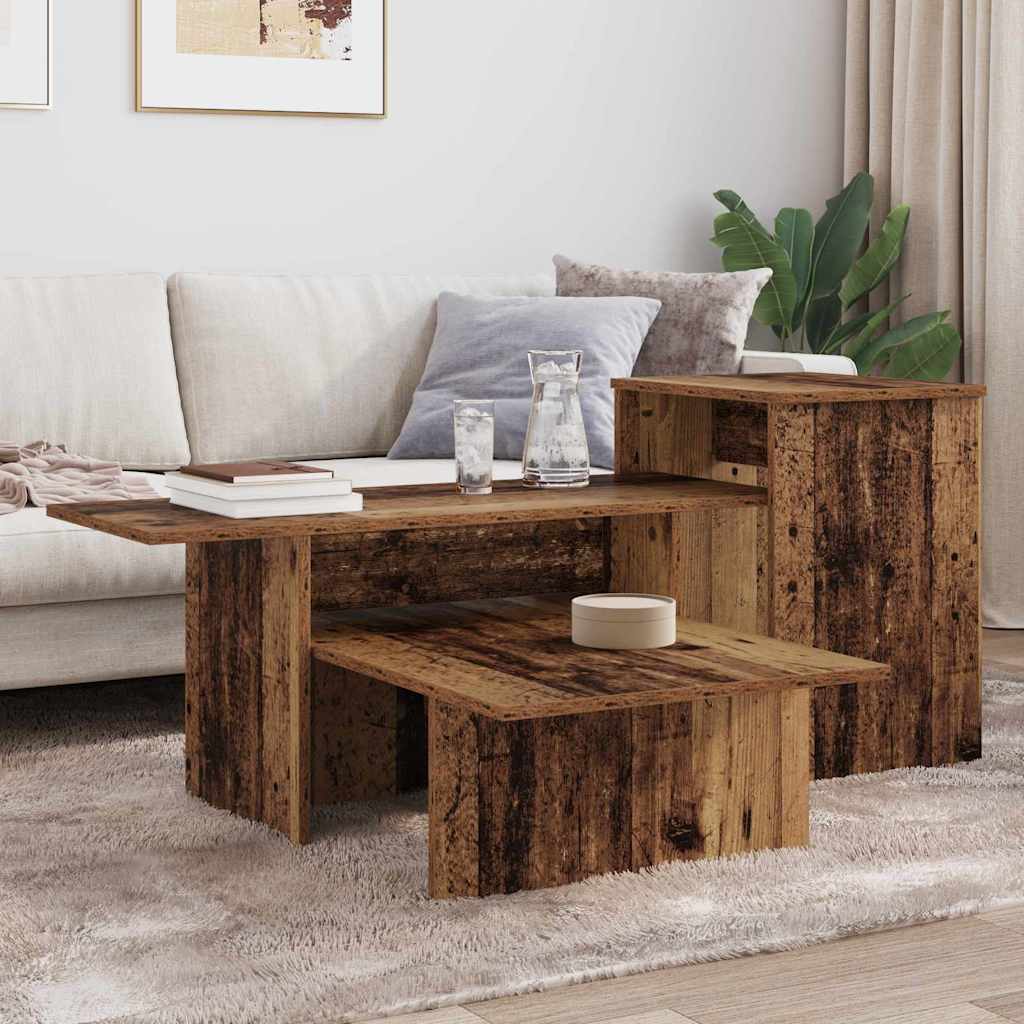 Wandtafel Oudhout 91,5 x 35 x 38,5 cm Bewerkt hout is nu te koop bij PeponiXL, paradijselijk wonen!