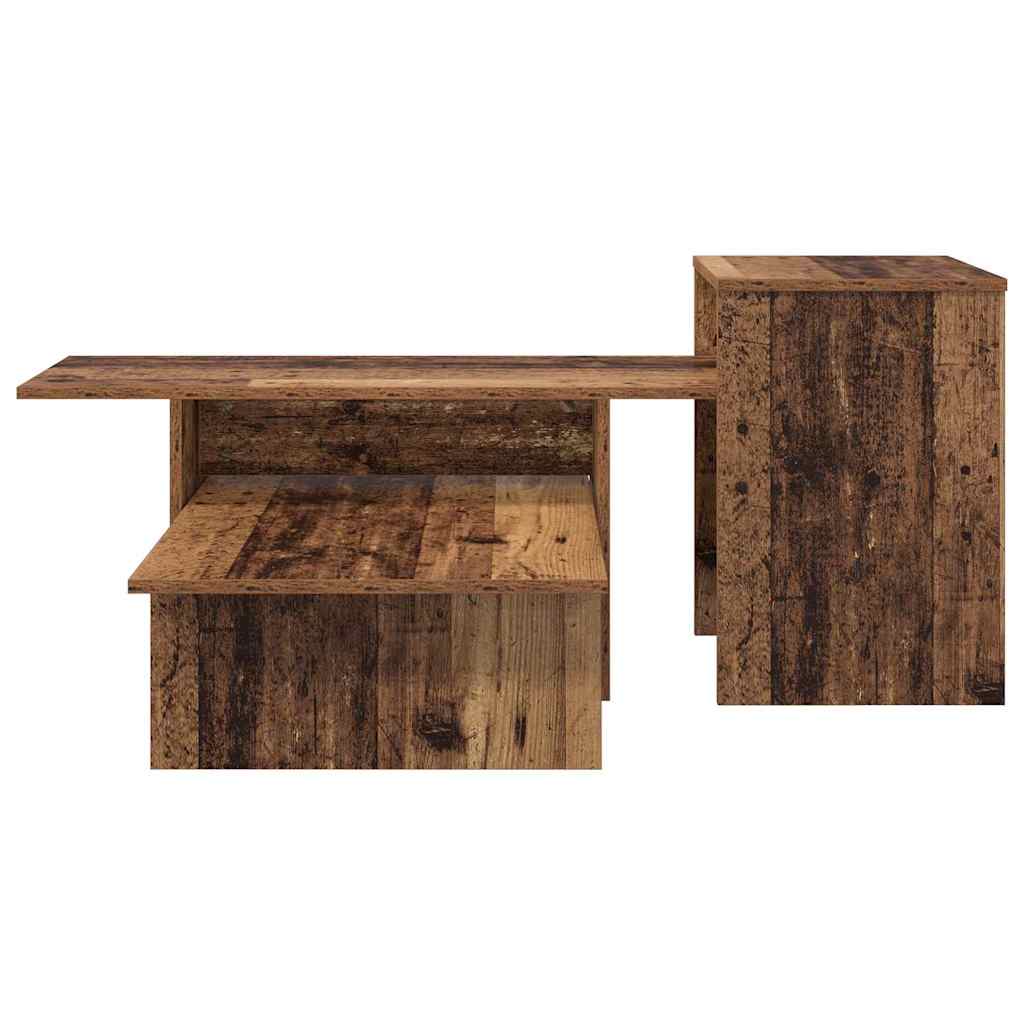 Wandtafel Oudhout 91,5 x 35 x 38,5 cm Bewerkt hout is nu te koop bij PeponiXL, paradijselijk wonen!