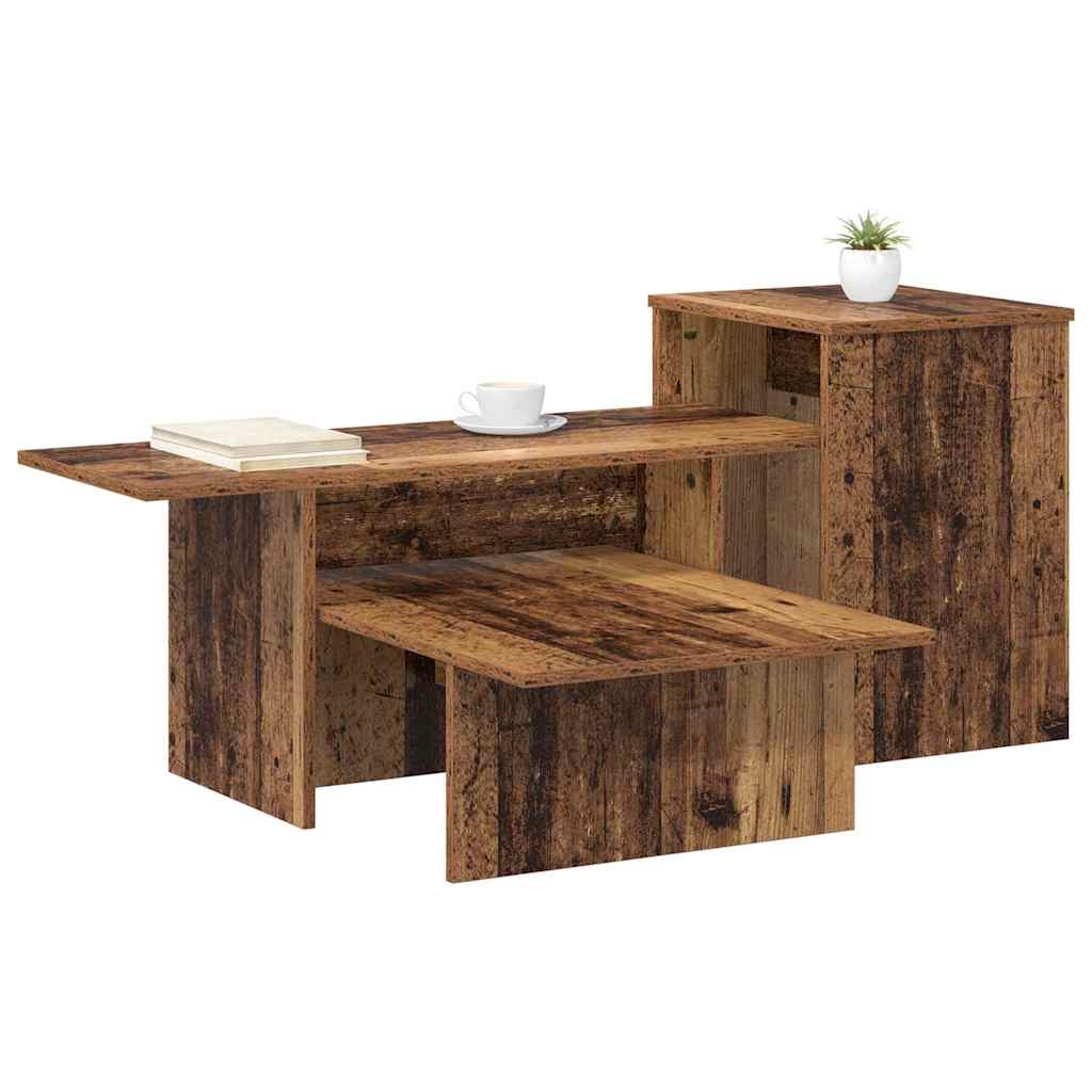 Wandtafel Oudhout 91,5 x 35 x 38,5 cm Bewerkt hout is nu te koop bij PeponiXL, paradijselijk wonen!