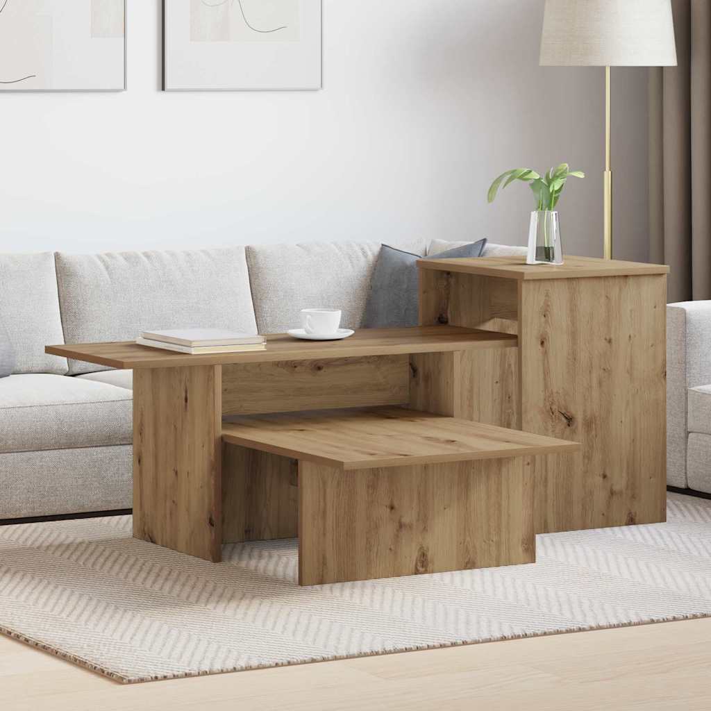Wandtafel Artisan Eiken 91,5 x 35 x 38,5 cm Bewerkt hout is nu te koop bij PeponiXL, paradijselijk wonen!