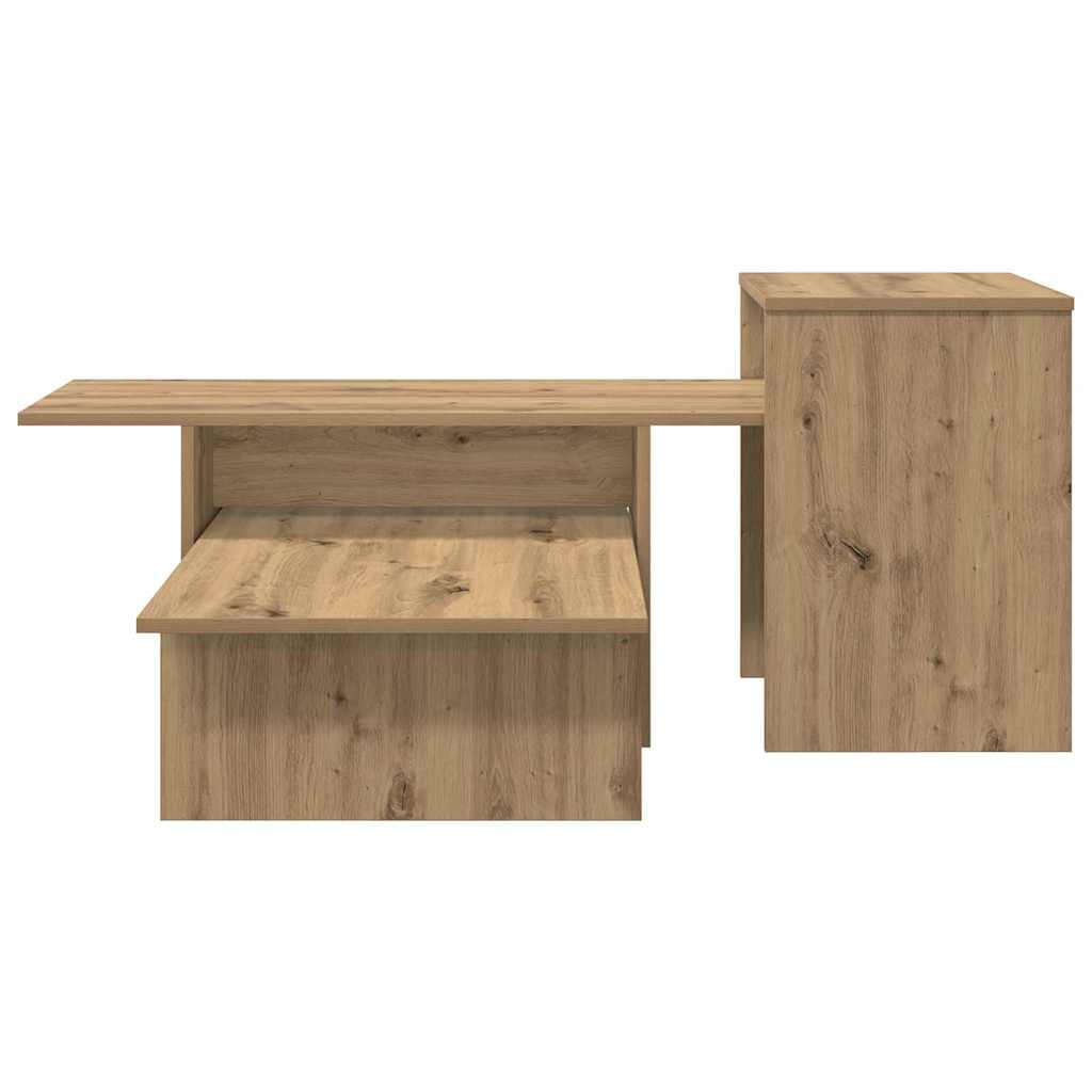 Wandtafel Artisan Eiken 91,5 x 35 x 38,5 cm Bewerkt hout is nu te koop bij PeponiXL, paradijselijk wonen!