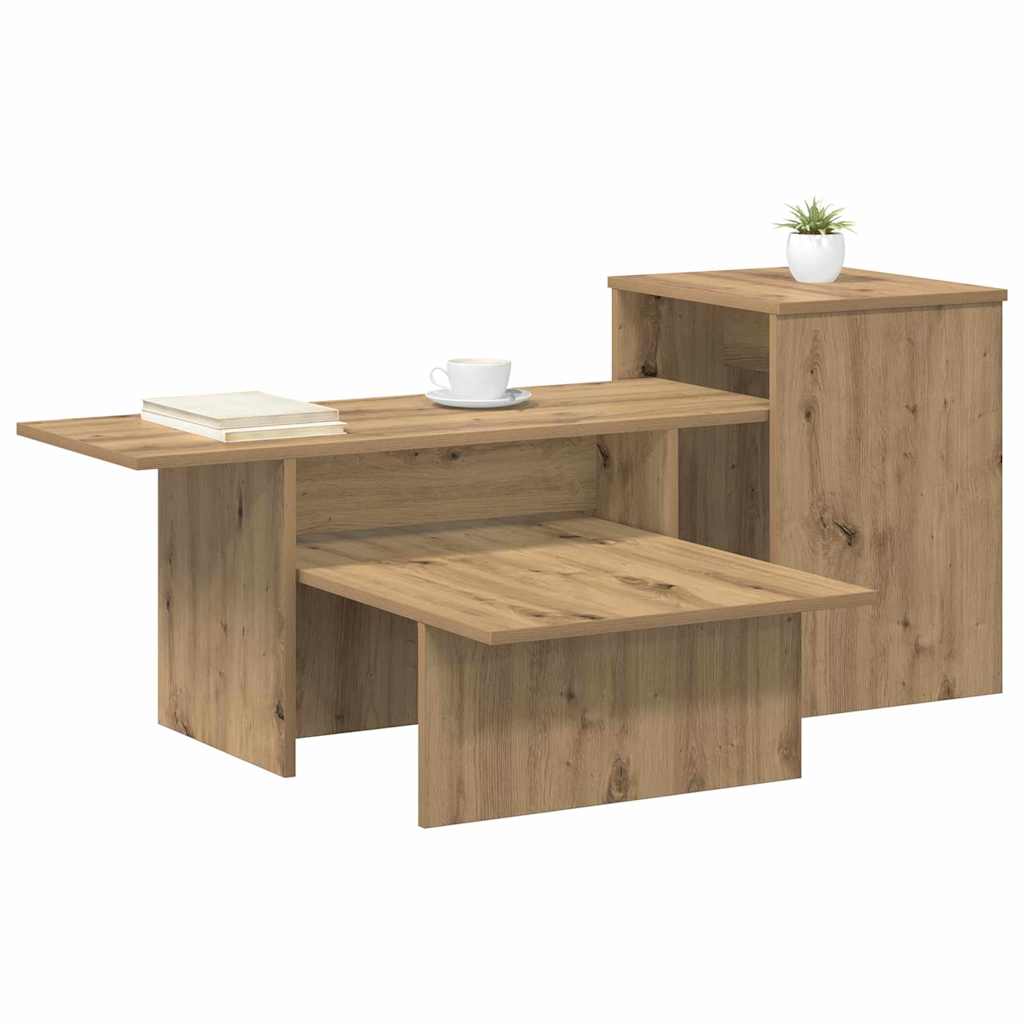 Wandtafel Artisan Eiken 91,5 x 35 x 38,5 cm Bewerkt hout is nu te koop bij PeponiXL, paradijselijk wonen!