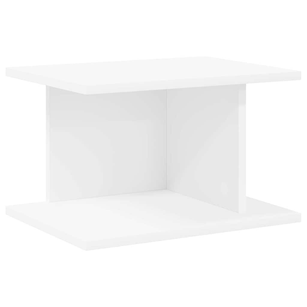 Nachtkastje Wit 40 x 30 x 25 cm Bewerkt hout is nu te koop bij PeponiXL, paradijselijk wonen!