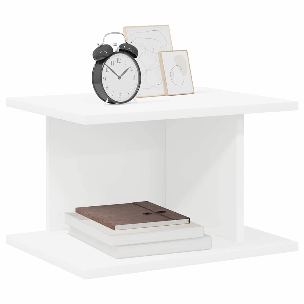 Nachtkastje 2 pcs Wit 40 x 30 x 25 cm Bewerkt hout is nu te koop bij PeponiXL, paradijselijk wonen!