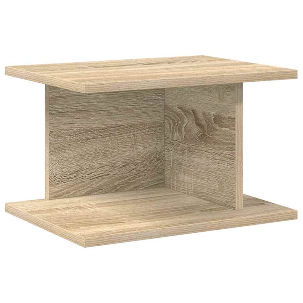 Nachtkastje 2 pcs Sonoma Eiken 40 x 30 x 25 cm Bewerkt hout is nu te koop bij PeponiXL, paradijselijk wonen!