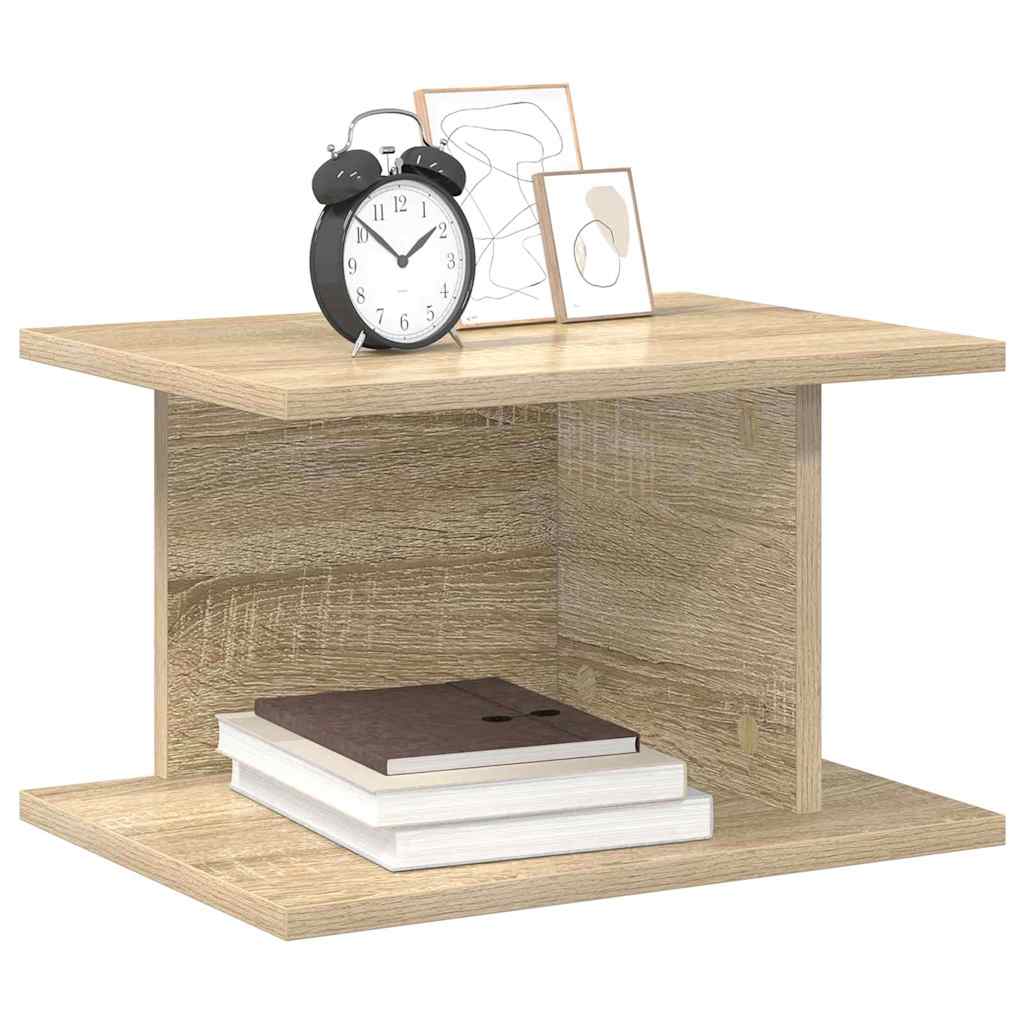 Nachtkastje 2 pcs Sonoma Eiken 40 x 30 x 25 cm Bewerkt hout is nu te koop bij PeponiXL, paradijselijk wonen!