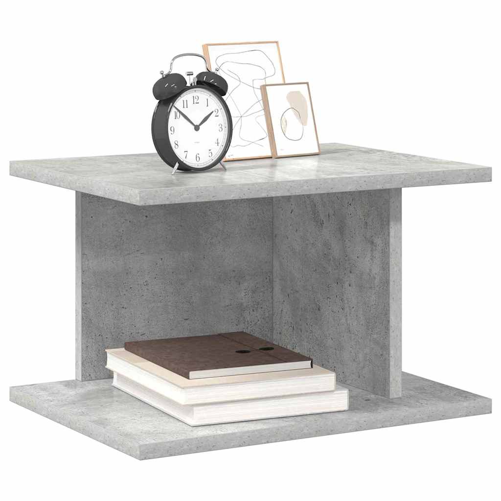Nachtkastje Beton Grijs 40 x 30 x 25 cm Bewerkt hout is nu te koop bij PeponiXL, paradijselijk wonen!