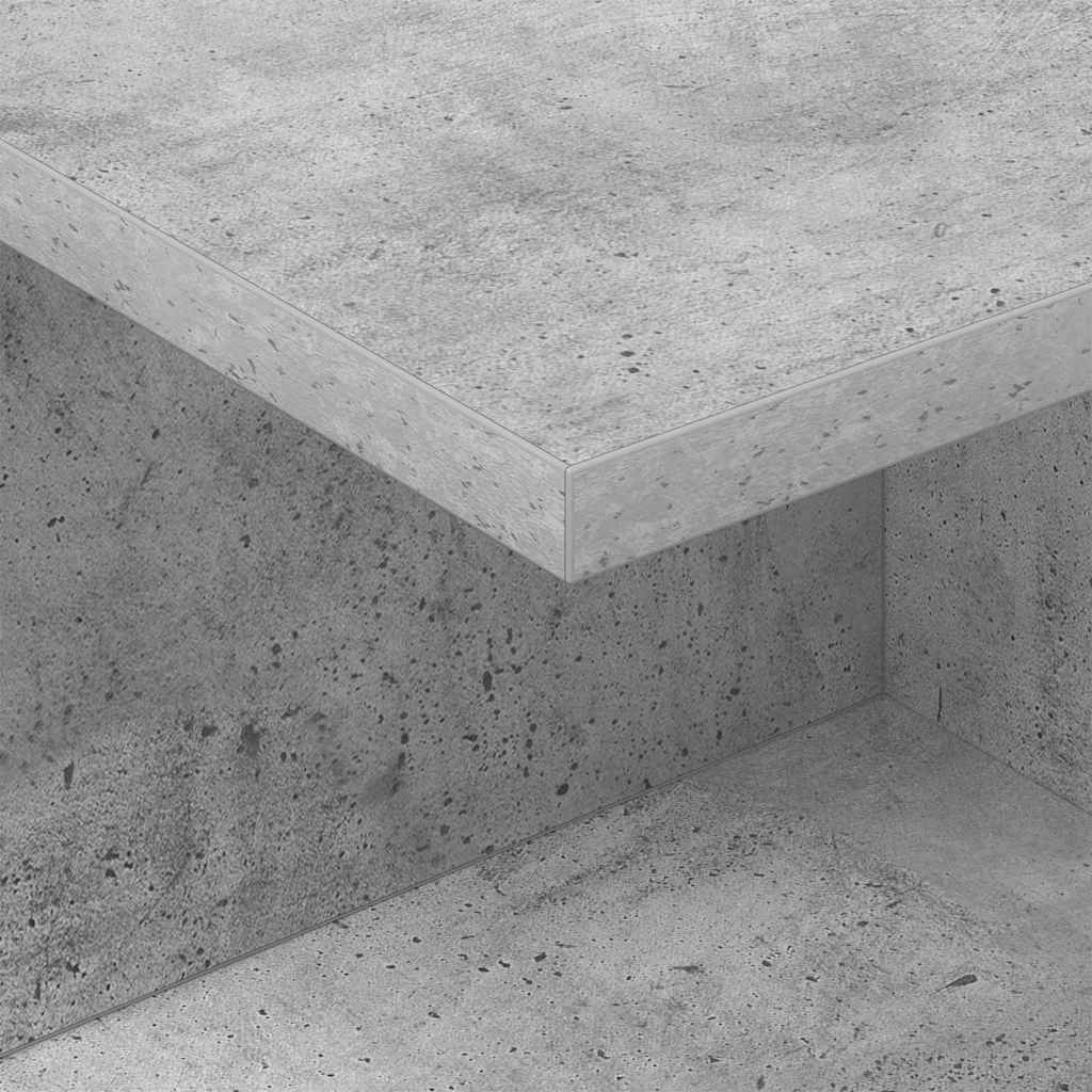 Nachtkastje 2 pcs Beton Grijs 40 x 30 x 25 cm Bewerkt hout is nu te koop bij PeponiXL, paradijselijk wonen!