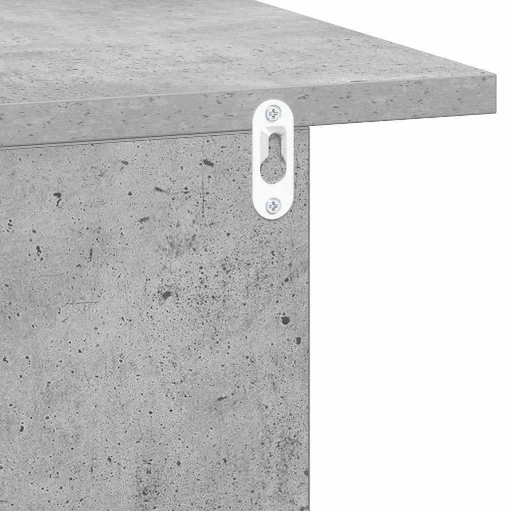 Nachtkastje 2 pcs Beton Grijs 40 x 30 x 25 cm Bewerkt hout is nu te koop bij PeponiXL, paradijselijk wonen!