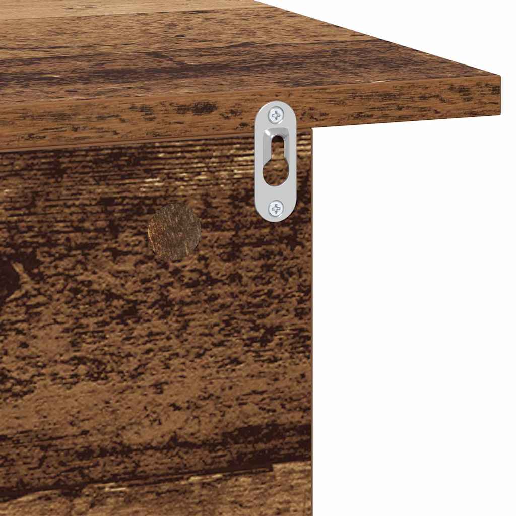 Nachtkastje Oudhout 40 x 30 x 25 cm Bewerkt hout is nu te koop bij PeponiXL, paradijselijk wonen!