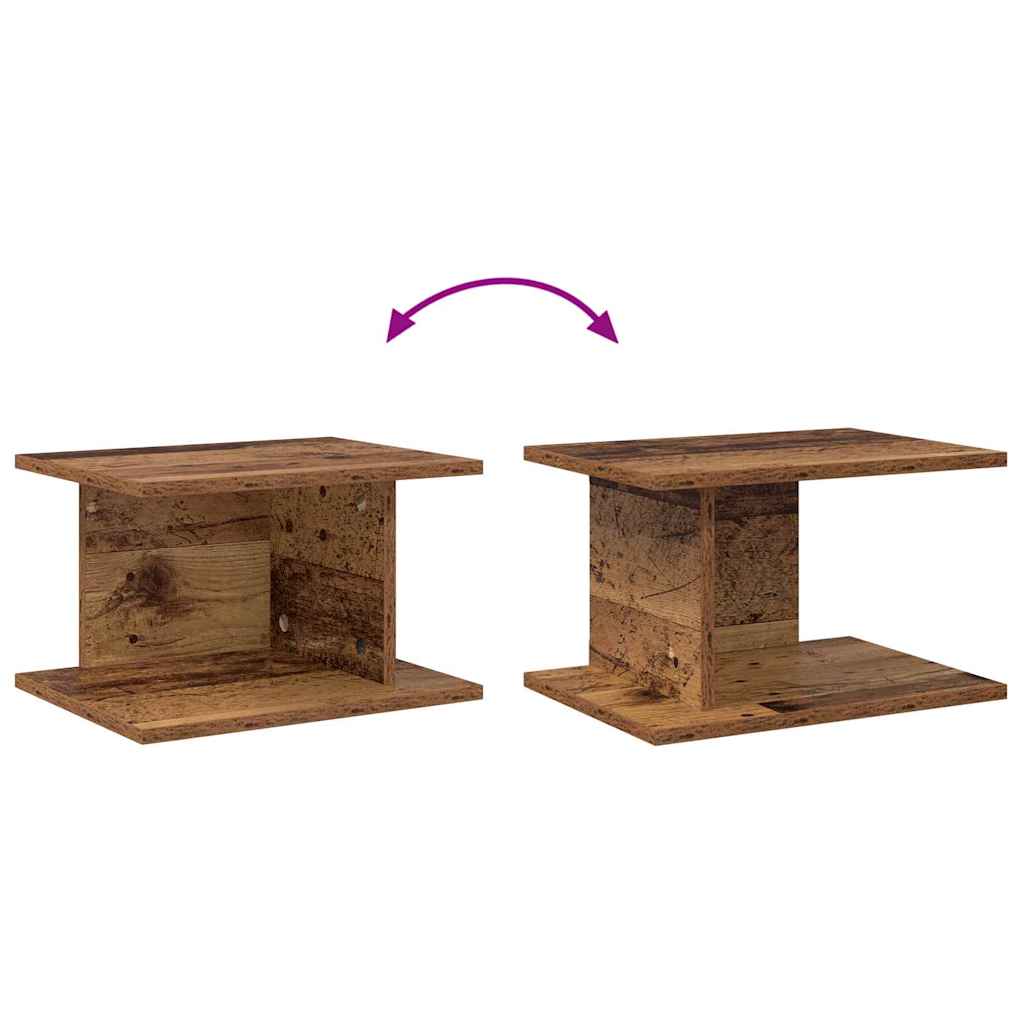 Nachtkastje 2 pcs Oudhout 40 x 30 x 25 cm Bewerkt hout is nu te koop bij PeponiXL, paradijselijk wonen!