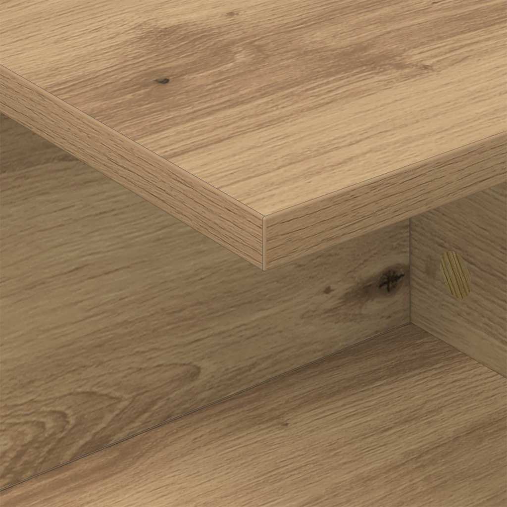 Nachtkastje Artisan Eiken 40 x 30 x 25 cm Bewerkt hout is nu te koop bij PeponiXL, paradijselijk wonen!